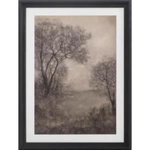 House Sepia Treescape Framed Art 18